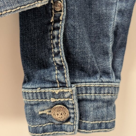 Silver Jeans Co. Distressed Denim Jacket - Picture 11 of 13